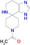 1-{3,5,6,7-tetrahydrospiro[imidazo[4,5-c]pyridine-4,4'-piperidine]-1'-yl}ethan-1-one