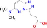 3-[6-(dimethylamino)-[1,2,4]triazolo[4,3-b]pyridazin-3-yl]propanoic acid