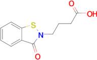 4-(3-Oxo-2,3-dihydro-1,2-benzothiazol-2-yl)butanoic acid