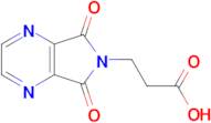 3-{5,7-dioxo-5h,6h,7h-pyrrolo[3,4-b]pyrazin-6-yl}propanoic acid