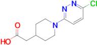 2-[1-(6-chloropyridazin-3-yl)piperidin-4-yl]acetic acid