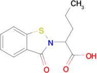 2-(3-Oxo-2,3-dihydro-1,2-benzothiazol-2-yl)pentanoic acid