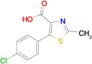 5-(4-Chlorophenyl)-2-methyl-1,3-thiazole-4-carboxylic acid