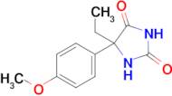 5-Ethyl-5-(4-methoxyphenyl)imidazolidine-2,4-dione