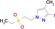 1-[2-(ethanesulfonyl)ethyl]-3-iodo-4-methyl-1h-pyrazole