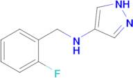 n-[(2-fluorophenyl)methyl]-1h-pyrazol-4-amine