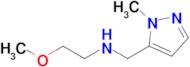 (2-Methoxyethyl)[(1-methyl-1h-pyrazol-5-yl)methyl]amine