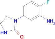 1-(3-Amino-4-fluorophenyl)imidazolidin-2-one