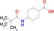 4-(2,2-Dimethylpropanamido)cyclohexane-1-carboxylic acid