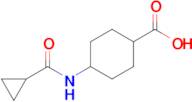 4-Cyclopropaneamidocyclohexane-1-carboxylic acid