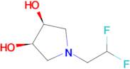 (3R,4S)-1-(2,2-Difluoroethyl)-3,4-pyrrolidinediol