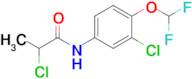 2-Chloro-n-[3-chloro-4-(difluoromethoxy)phenyl]propanamide