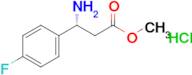 Methyl (3r)-3-amino-3-(4-fluorophenyl)propanoate hydrochloride