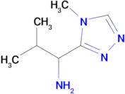 2-Methyl-1-(4-methyl-4h-1,2,4-triazol-3-yl)propan-1-amine