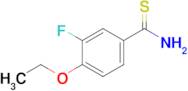 4-Ethoxy-3-fluorobenzenecarbothioamide