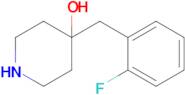 4-[(2-fluorophenyl)methyl]piperidin-4-ol