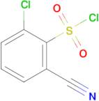 2-Chloro-6-cyanobenzene-1-sulfonyl chloride