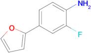 2-Fluoro-4-(furan-2-yl)aniline