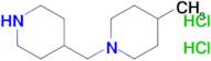 4-Methyl-1-[(piperidin-4-yl)methyl]piperidine dihydrochloride