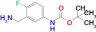 Tert-butyl n-[3-(aminomethyl)-4-fluorophenyl]carbamate