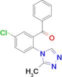4-(2-Benzoyl-4-chlorophenyl)-3-methyl-4h-1,2,4-triazole