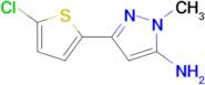 3-(5-Chlorothiophen-2-yl)-1-methyl-1h-pyrazol-5-amine