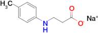 Sodium 3-[(4-methylphenyl)amino]propanoate