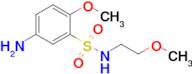 5-Amino-2-methoxy-n-(2-methoxyethyl)benzene-1-sulfonamide