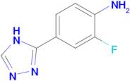 2-fluoro-4-(4H-1,2,4-triazol-3-yl)aniline