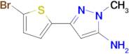 3-(5-Bromothiophen-2-yl)-1-methyl-1h-pyrazol-5-amine