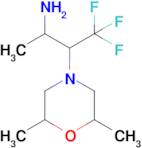 3-(2,6-Dimethylmorpholin-4-yl)-4,4,4-trifluorobutan-2-amine