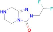 2-(2,2-Difluoroethyl)-2h,3h,5h,6h,7h,8h-[1,2,4]triazolo[4,3-a]piperazin-3-one