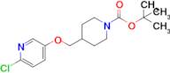 Tert-butyl 4-{[(6-chloropyridin-3-yl)oxy]methyl}piperidine-1-carboxylate