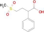 4-Methanesulfonyl-2-phenylbutanoic acid