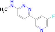 6-(5-Fluoropyridin-3-yl)-n-methylpyridazin-3-amine