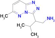 3-Methyl-2-{6-methyl-[1,2,4]triazolo[4,3-b]pyridazin-3-yl}butan-1-amine