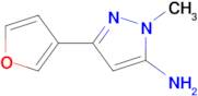 3-(Furan-3-yl)-1-methyl-1h-pyrazol-5-amine