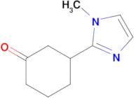 3-(1-Methyl-1h-imidazol-2-yl)cyclohexan-1-one