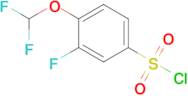 4-(Difluoromethoxy)-3-fluorobenzene-1-sulfonyl chloride