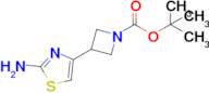 Tert-butyl 3-(2-amino-1,3-thiazol-4-yl)azetidine-1-carboxylate