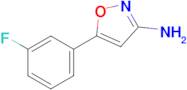 5-(3-Fluorophenyl)-1,2-oxazol-3-amine