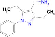 (3,5-Diethyl-1-phenyl-1h-pyrazol-4-yl)methanamine