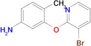 3-[(3-bromopyridin-2-yl)oxy]-4-methylaniline