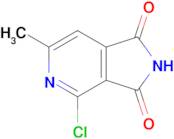4-Chloro-6-methyl-1h,2h,3h-pyrrolo[3,4-c]pyridine-1,3-dione