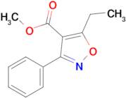 Methyl 5-ethyl-3-phenyl-1,2-oxazole-4-carboxylate