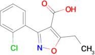 3-(2-Chlorophenyl)-5-ethyl-1,2-oxazole-4-carboxylic acid