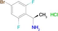 (1r)-1-(4-Bromo-2,6-difluorophenyl)ethan-1-amine hydrochloride