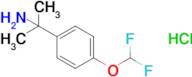 2-[4-(difluoromethoxy)phenyl]propan-2-amine hydrochloride