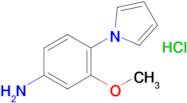 3-Methoxy-4-(1h-pyrrol-1-yl)aniline hydrochloride