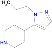 4-(1-Propyl-1h-pyrazol-5-yl)piperidine